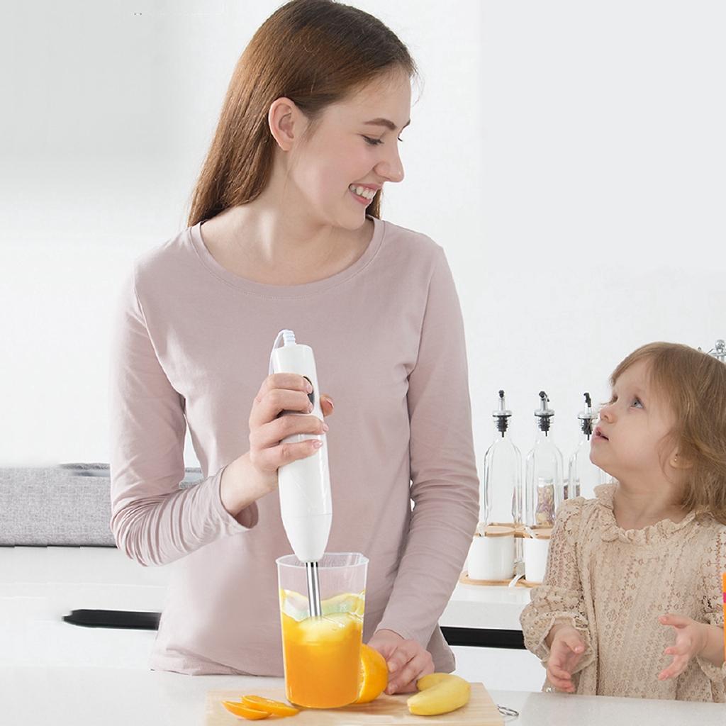 4 In1 Electric Food Blender Mixer Kitchen Detachable Stainless Steel Hand Blender Egg Beater