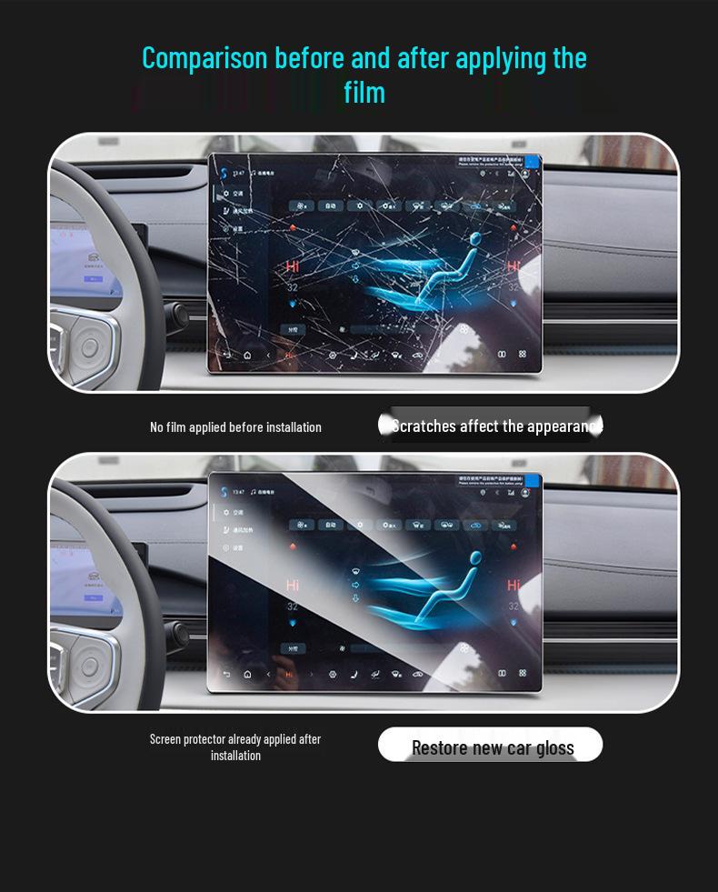 Xiaomi SU7 Ultra Dashboard Screen Protector - Tempered Interior Film for Navigation Control
