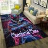 New Legend Rappers Star Art Cartoon Hip Hop Rug for Bedroom Living Room Sofa Home Doormat Decor,Kid Play Non-slip Floor Mat