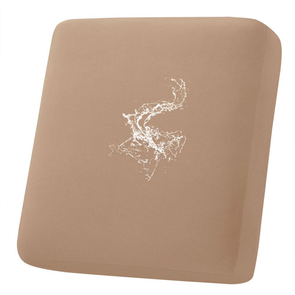 Olanly Waterproof Sofa Seat Cushion Cover Couch Cover Washable Stretch Sofa Seat Cushion Slipcovers For Sofa Pets Elastic Bottom