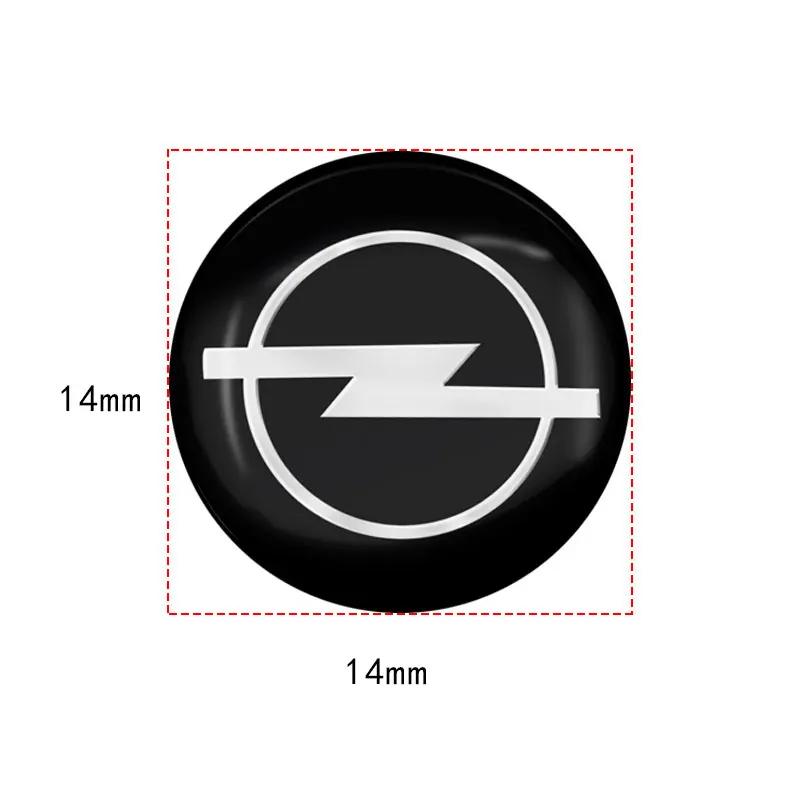 Metal Car Key Badge Emblem Replacement Auto Key Stickers For Opel Corsa Astra Mokka Grandland X Insignia Zafira Vivaro Combo
