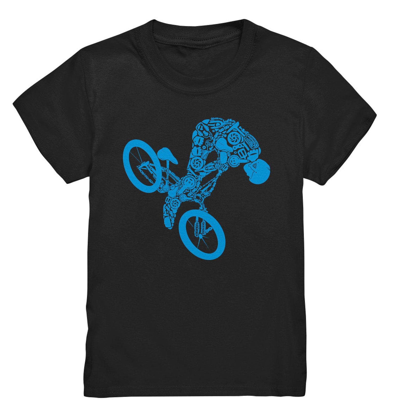 Bmx Kids Shirt Bmxer Helmet Gift Bmx Driver Old School Cycling T-Shirt 3XL