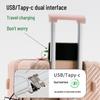Sturdy 5-Wheel Lightweight Suitcase with Large Capacity & Combination Lock