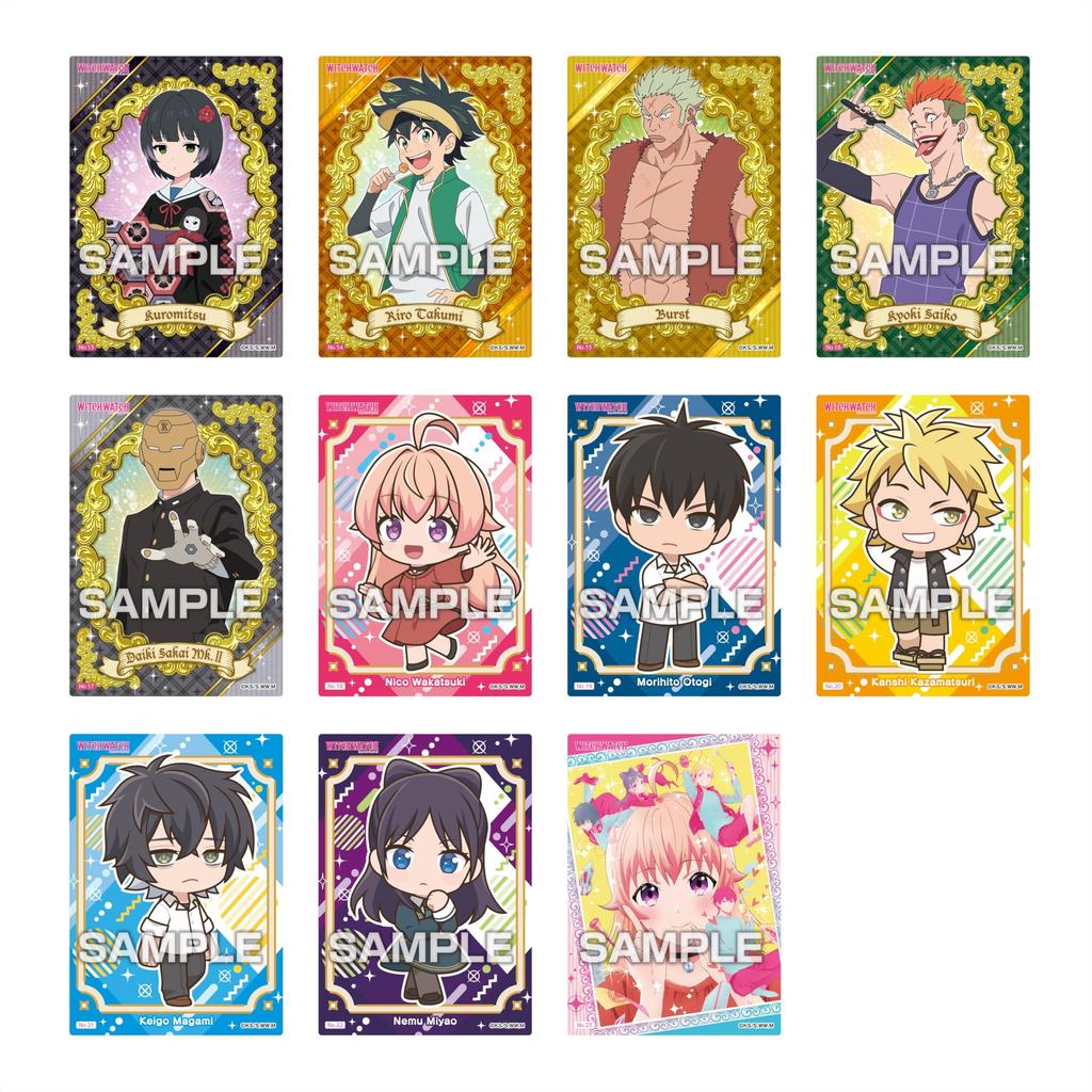Ensky TV Anime Clear Card Collection Gum First Limited Edition Box "Witch Watch" 16-Pack (Candy Toy)