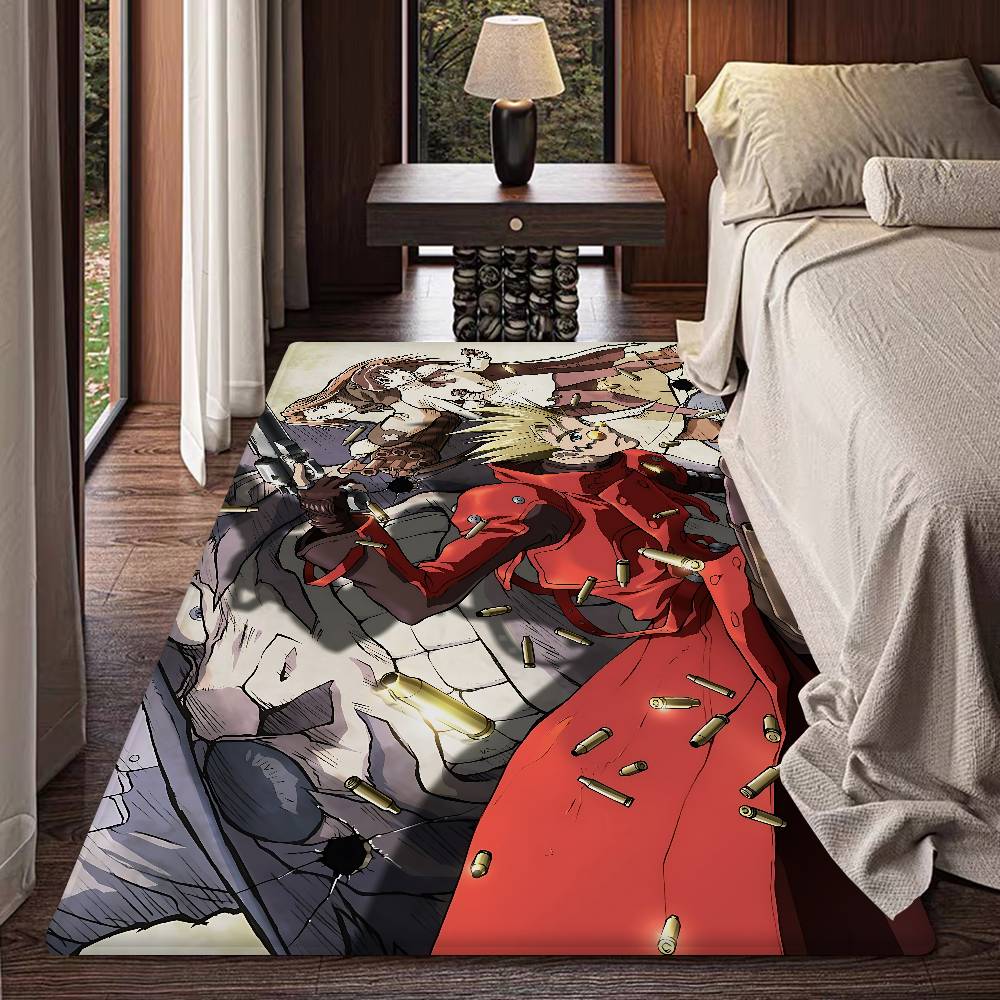 Anime Trigun Stampede Floor Mat Retro Multiple Choice Living Room Kitchen Rug Non-Slip Modern Home Decor