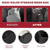 Car Net Pocket Handbag Holder, Driver Storage Netting Pouch Between Seats, Large Capacity Seat Back Organizer Mesh Pocket for Purses and Bags, Auto