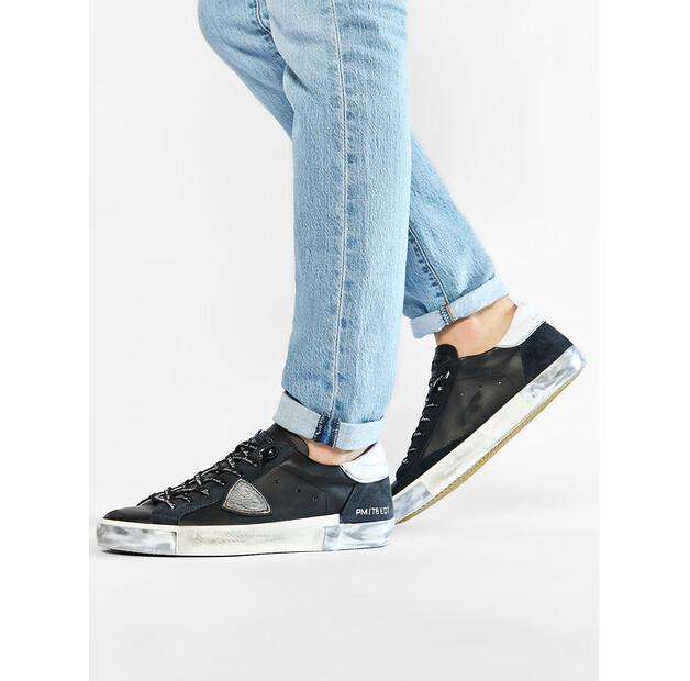 Мужские кроссовки Philippe Model Prsx prlu ma01 чёрные