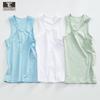 Summer Kids' Cotton Spaghetti Strap Vest - Colorful Base Layer for Boys and Girls