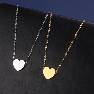 Tiny Heart Necklace Dainty Stainless Steal 17  Chain Tarnish Resistant Not Faded Hypoallergenic  Comes In Gold and Silver  HANDMADE BALOOLA Jewelry