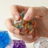 Diamond Water Drop Ball Stress Relief  Toy, Colorful Bead Grape Ball, Stress Relief Bubble Ball 2ml