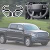 ABS Interior Steering Wheel Trim Cover Accessories Stickers For Toyota Tundra Sequoia   W4