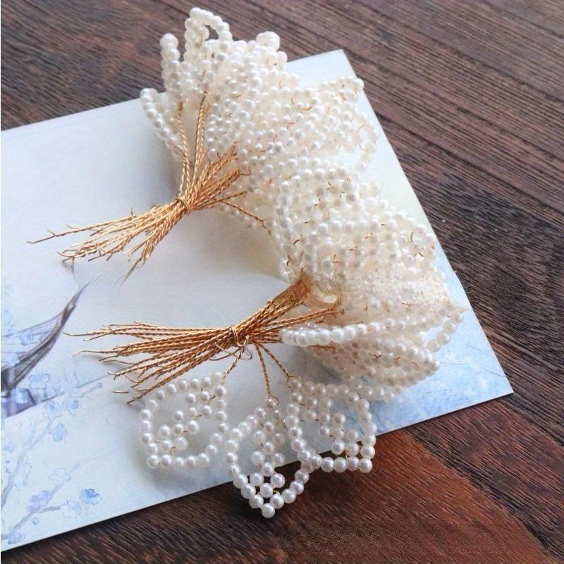 

10 шт. K21 медная проволока бусины цветок коллекция бусины лепестки невеста шоу He Hanfu головной убор DIY материал аксессуары старинный стиль милые аксессуары 10PCS