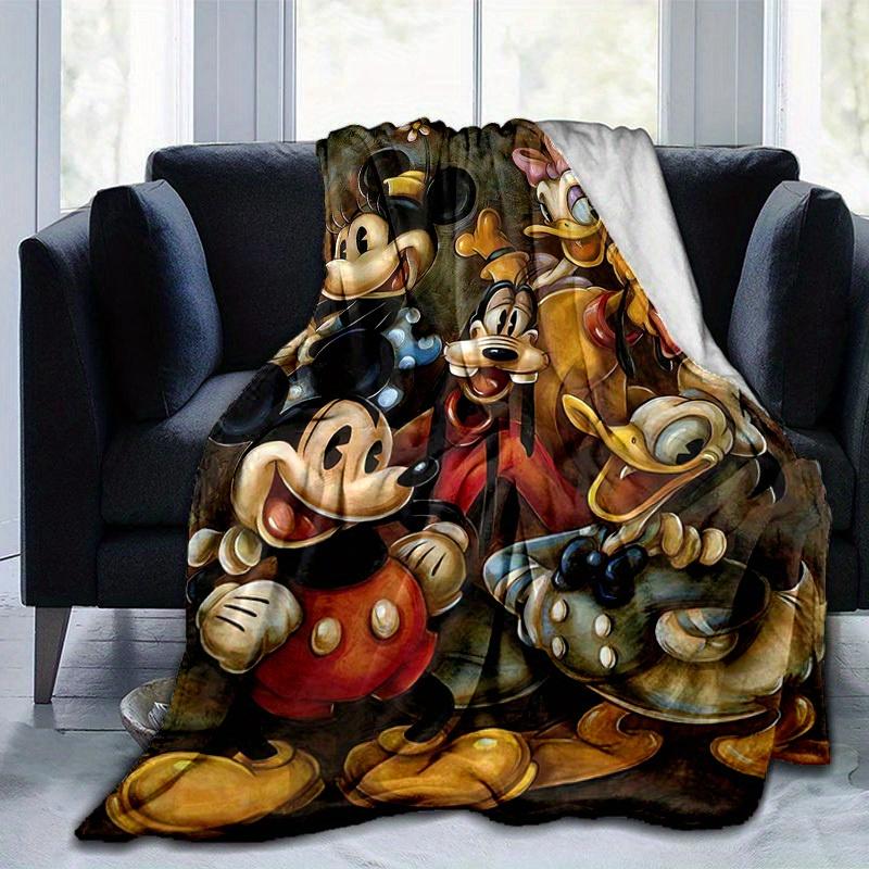 1 pezzo, Coperta Decorativa per la Casa con Topolino e Amici: Un Regalo Perfetto per la Tua Camera da Letto, Soggiorno o Viaggio, Morbida Coperta Plaid in Flanella, Ideale per il Divano