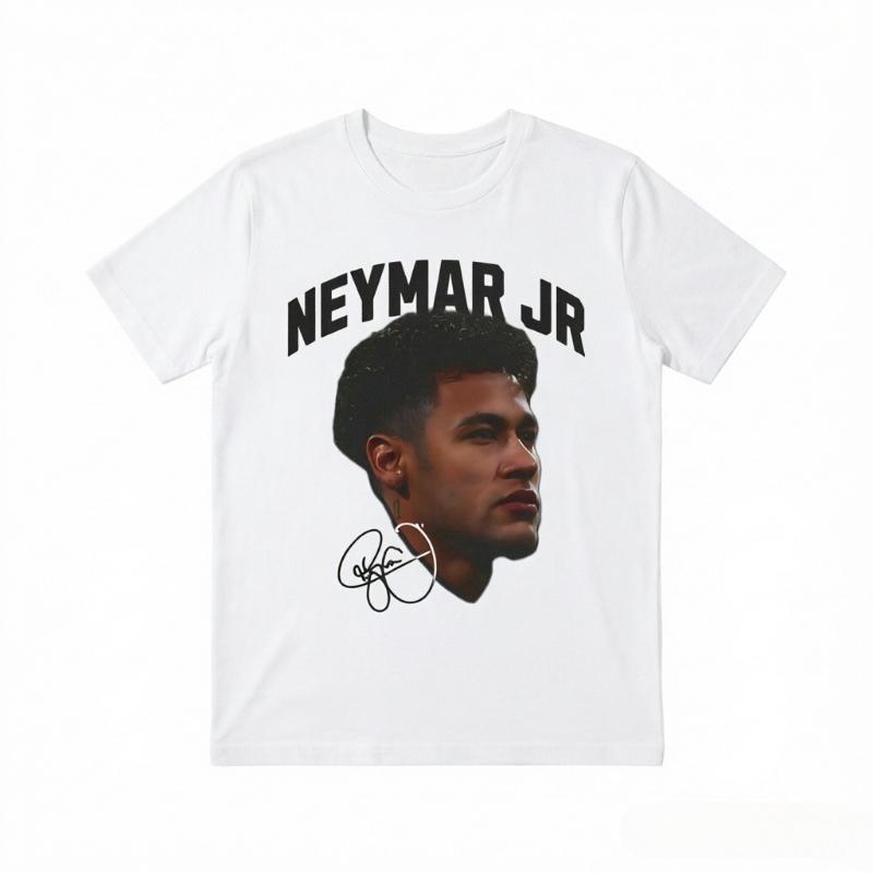Moda Estiva 2026 La Maglietta 'neymar Jr' Camicia Astratta Leggenda del Calcio Fan Coppa del Mondo 2026 Calcio Regalo di Alta Qualità