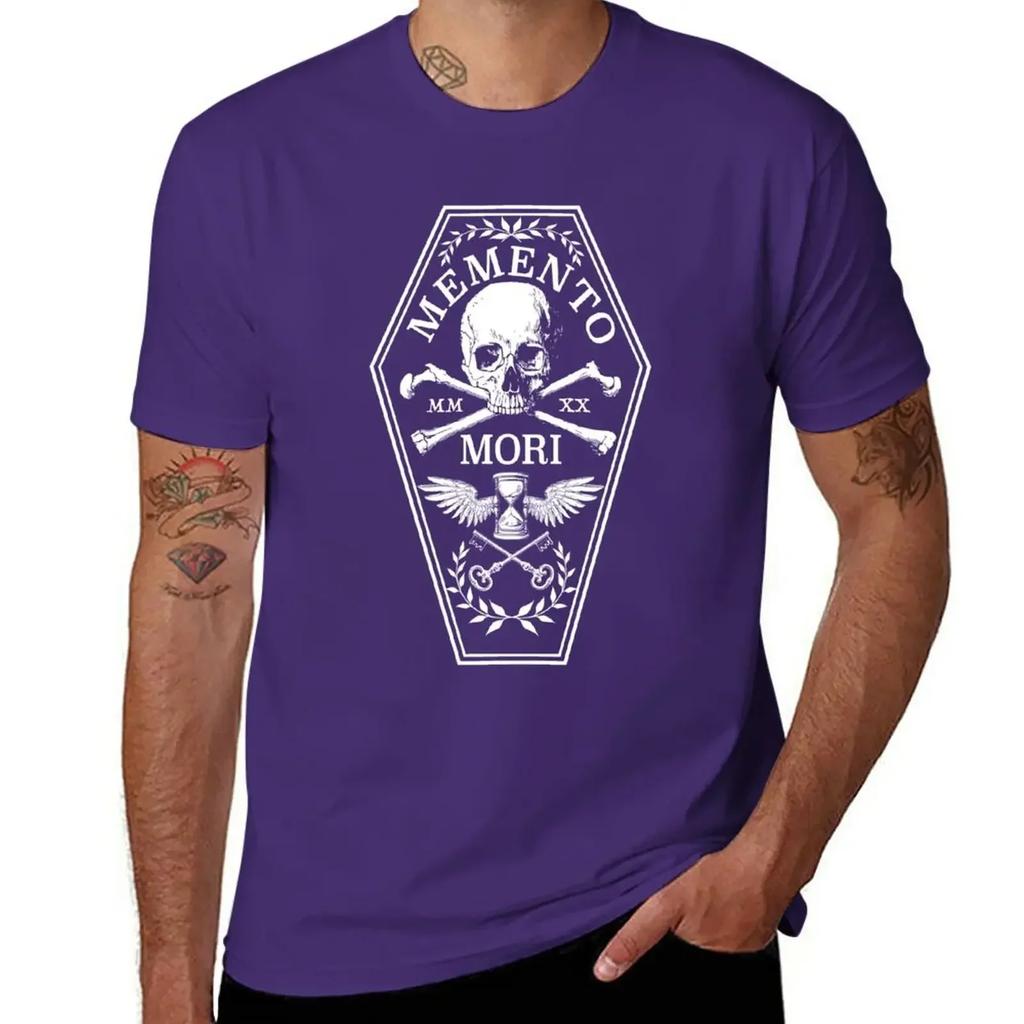 Memento Mori T-Shirt graphics Blouse sports fans mens t shirts casual stylish