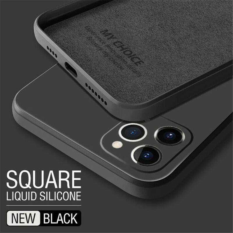 Skin Feel Liquid Silicone Case For Xiaomi Redmi Note 12 11 10 Pro 11S 10S A1 10C 10A 9T Poco X4 X3 NFC M4 M3 Pro 4G 5G Shockproof Square Soft Cover