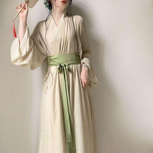 Chinese Original Hanfu Women's Hanfu Suit In Jin Dynasty Style