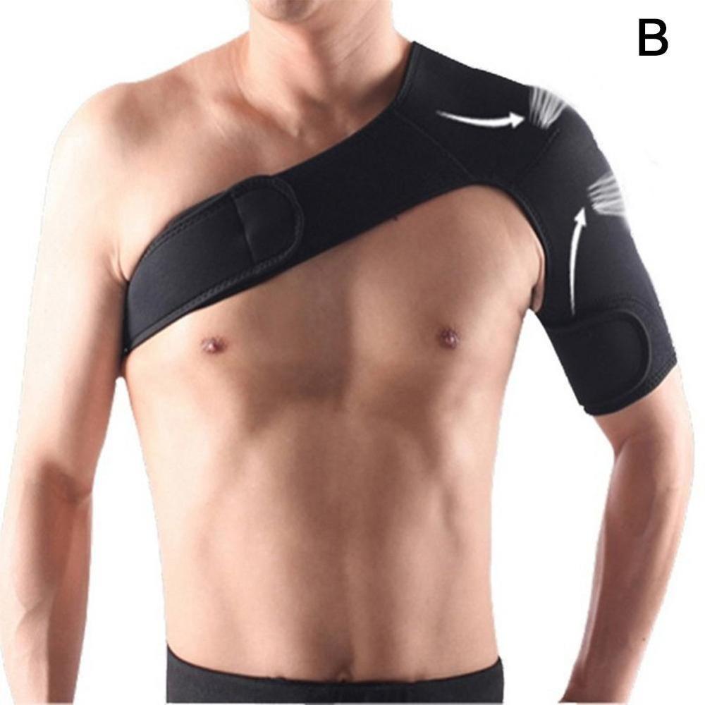 

Adjustable Shoulder Strap Support Stability Brace Arm Straps Sports Shoulder Protective Badminton Left shoulder