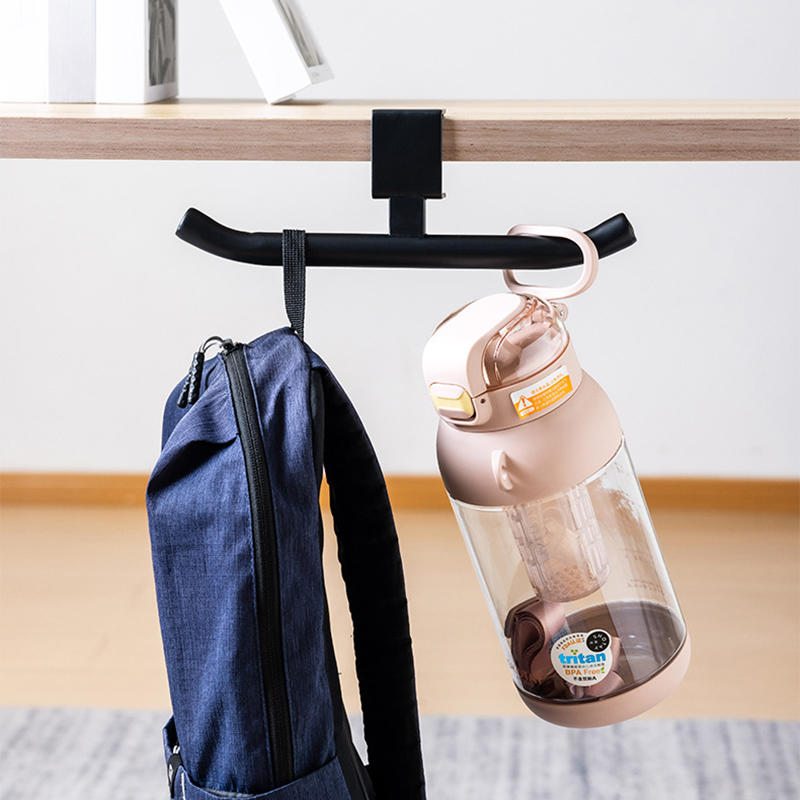 Desk Mount Headphones Holder Adjustable Table Hanger for Bag Purse Table Hanger Hook Clamp-On Under Desk Headphone Hanger Space Saving for Office Home
