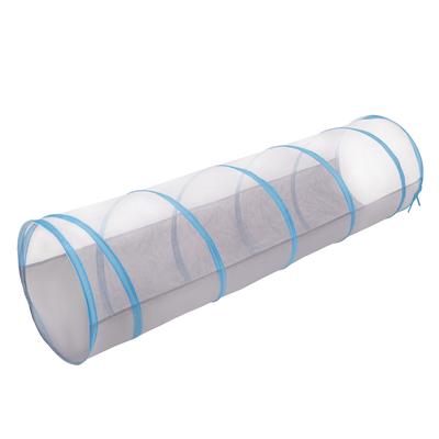 Pop-up Tunnel with No Balls for Kids Crawling Play Tunnel, Grey-blue