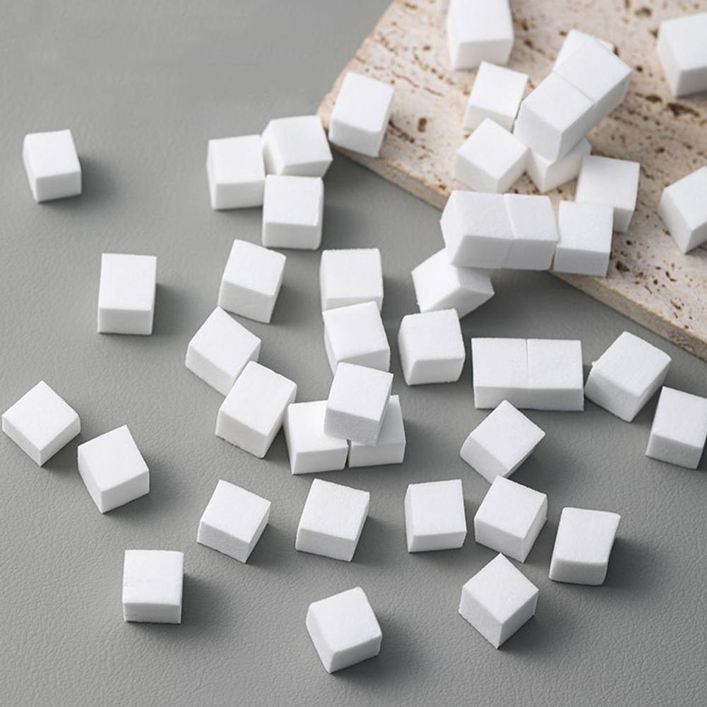 100 Stück Quadratische Nail Art Schwämme Maniküre Zubehör Nail Art Werkzeug