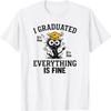 DCOJUZBO Sarkasmus, Alles ist in Ordnung, Lustiges Geschenk Katzenliebhaber, Lustiges Katzen T-Shirt