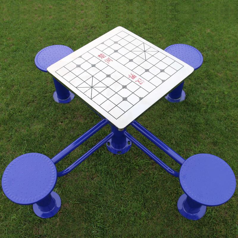 Outdoor Stainless Steel Chess  Card Table