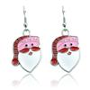 European & American Drip Oil Santa Claus Earrings - Latest Fashion Christmas Gift Jewelry