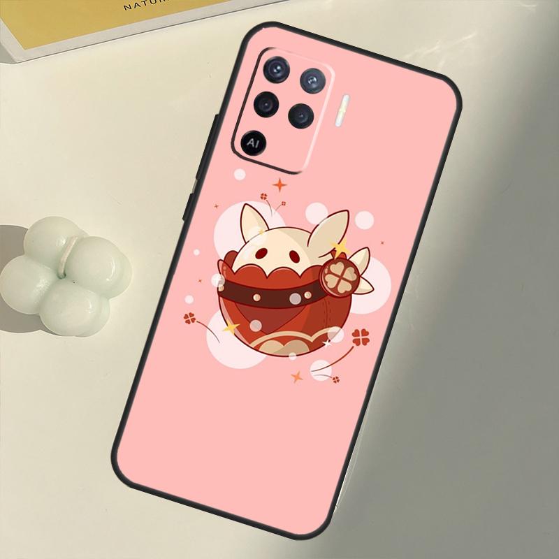 Qiqi Klee Genshin Impact Hülle für OPPO A15 A74 A54 A94 A52 A72 A31 A53 A53S A5 A9 2020 A3S A5S A83 A91 A93 Abdeckung