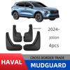 Mudguards FOR Haval Jolion 2024 Car Mud Flaps Splash Guards ABS Black Exterior Modification Accessory Anti Mud Sand