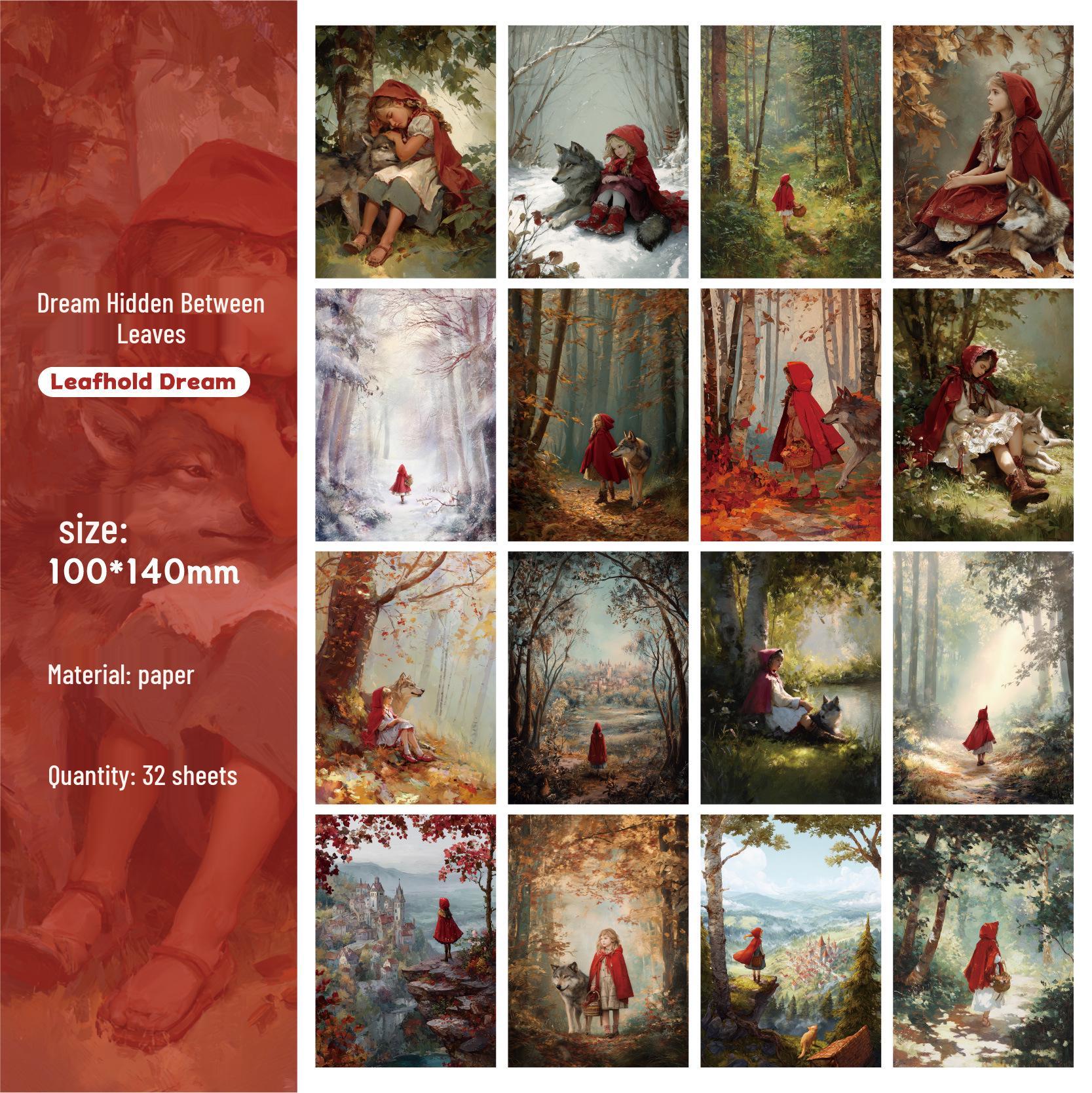 

Retro Fairy Tale Paper Collection: 32 Sheets, 6 Styles