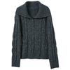Maglione Invernale Sancai da Donna, Oversize, a Maglia Grossa, con Ampio Collo