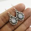 Natural Moonstone Earrings, Oval Designer Earrings, Gemstone Earrings, Wedding Earrings, 925 Sterling Silver Handmade Earrings