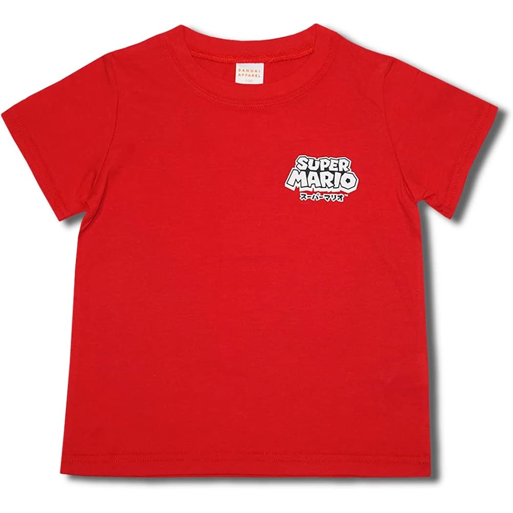 [Bandai] [Body 100% Cotton] 2026 Summer Super Mario Short Sleeve T-shirt Super Mario Nintendo Nin...