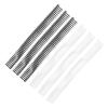 35PCS  Paper Binding Coils 25.4mm Diameter 48 Loops 4:1 Pitch Plastic Spiral Wire Spines 215 Sheet