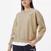 New Balance Sweatshirts Women's Khaki Crew Neck Moderate Regular AWT13349-HNA