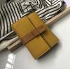 Women's Leather Wallet All Cowhide Short Three-fold New Large Capacity Zipper Zero Wallet Fashion Dyeing Small Handbag