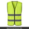 Reflective Yellow Safety Vest: Breathable Fluorescent Gear for Construction, Cycling, and Road Safety