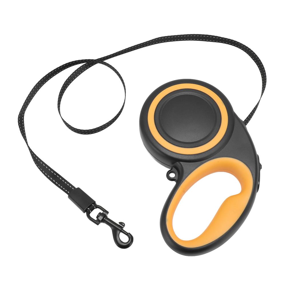 Retractable Dog Leash Reflective Ergonomic Automatic Telescopic Tractor Dog Tape for Outdoor Walking Training 5m