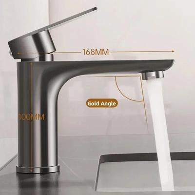 Bathroom Faucet 304 Stainless Steel Hot Cold Water Mixed Faucet for Basin Faucet Sink Tap Bathroom Mixer