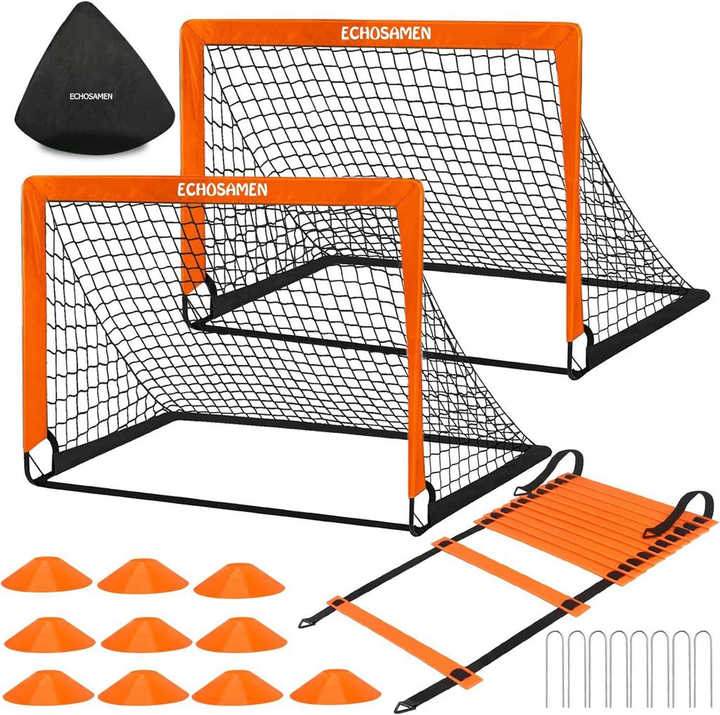 Portable Folding Soccer Goal for Kids - Movable Training Net Frame, Hot Selling