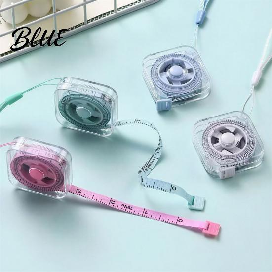 Durable PVC Tape Measure Mini Retractable Measure Soft Body Measuring Tape 79 Inch Dual-Scale Tailor Flexible Ruler for Sewing Cloth Weight
