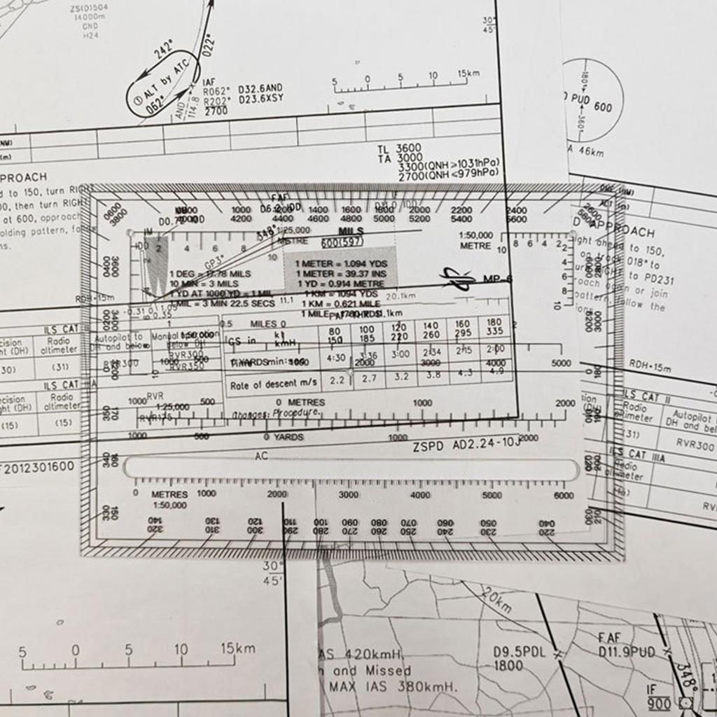 Hartă topografică flexibilă, scară militară, raportor, margini exterioare, 0-6400 mile, linie de jos, citire 1:5000 1:25000 pentru exterior