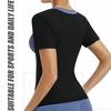Women's Sweat-Wicking Plus Size Tummy Control Fitness Shaper with Chest Support