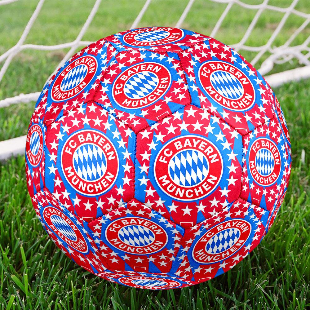 Piłka Nożna FC Bayern Rozmiar 5, Standardowa Piłka Meczowa do Gry Sportowej i Treningu Drużynowego, Idealny Prezent dla Fanów Piłki Nożnej