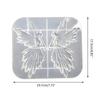 Crystal Epoxy Resin Mold Girl with Flute Angel Mirror Shiny Silicone Mould DIY Crafts Decorations Ornaments Casting Tool