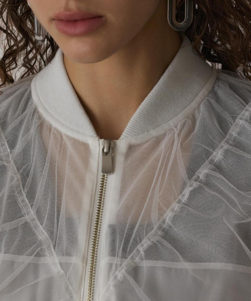 Grace Continental Tulle Gathered Blouson