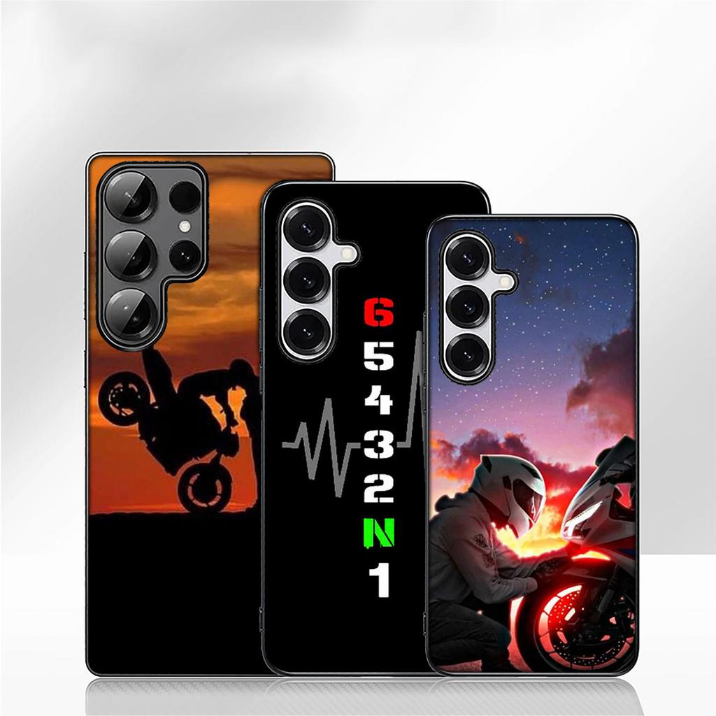1N23456 Motorcycle Motorbike Cycling Case for Motorola Moto G04 G13 G14 g45 G23 G32 G34 G35 G64 G82 G84 G53 G60 G72 E14 E15 E13