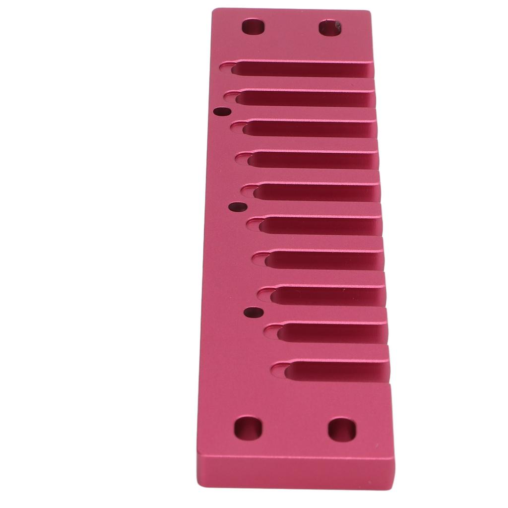Mundharmonika Kamm 10 Löcher Metall Instrument Zubehörteil für Marine Band Crossover