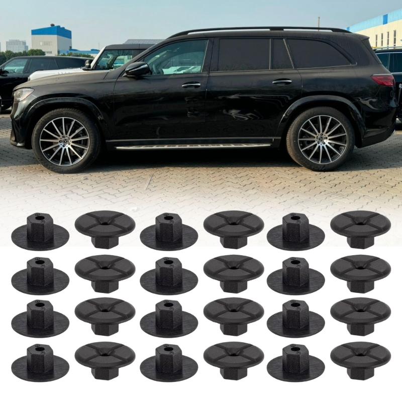 Threadless Plastic Screws For W201 W124 Quick Installation Automotive Fasteners Durablity Lightweight Car Interior Clips